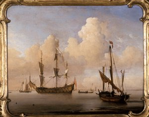 Zeegezicht door Willem van de Velde